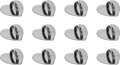 Charm Hook Adhesive Metal Heart Shape